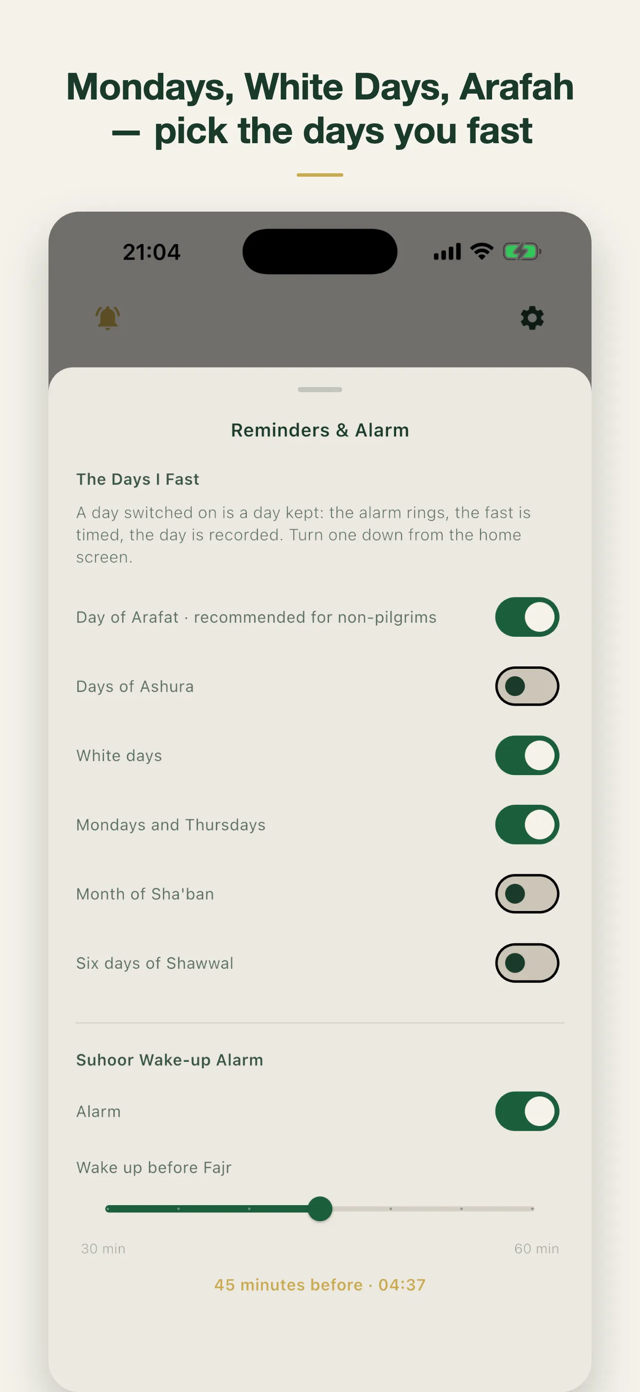 Choosing your fasting days: the day of Arafah, Ashura, the white days, Mondays and Thursdays